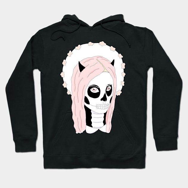 pink and horns Hoodie by TuaPortal